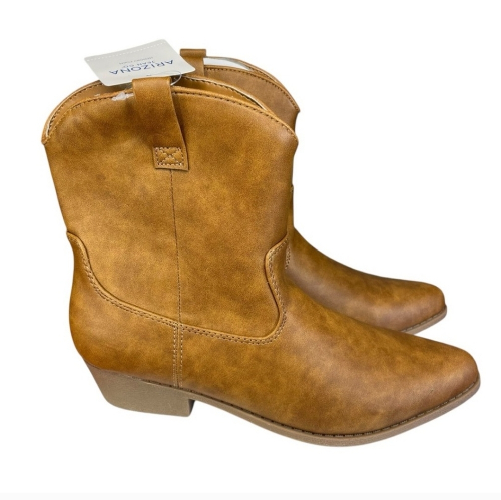 Women’s Arizona Jean Co Meyer Cognac Cowboy Boots. Size 8.5